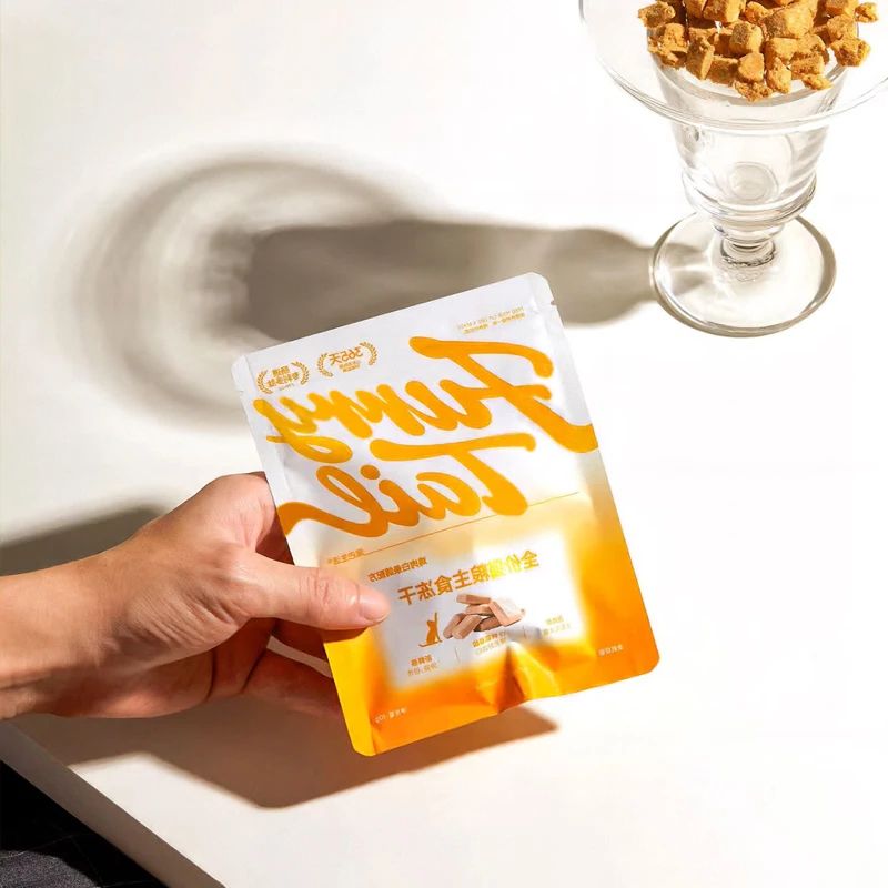 Food News Snacks - Großformatige, individuell bedruckte, wärmeversiegelte Beutel aus