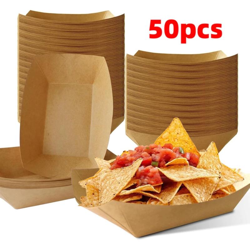 Hitzebeständige Einweg-Kraftpa – Food Snacks For Camping Bewertung und Preis